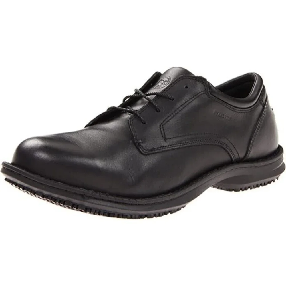 Timberland PRO Men Gladstone ESD Steel Toe leather black work utilty shoes 10.5